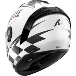 Shark Spartan RS Raceshop Helmet, black-white, Size XS for Men