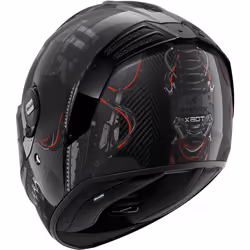 Shark Spartan RS Xbot Carbon Helmet, black-grey-red, Size XS for Men