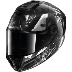 Shark Spartan RS Carbon Full Face Helmet Xbot Black / Anthracite / Silver - XS