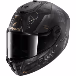 Shark Spartan RS Xbot Carbon Helmet, black-grey, Size 2XL for Men