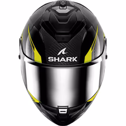 Shark Spartan GT Pro Kultram Carbon Helmet, black-yellow, Size M for Men