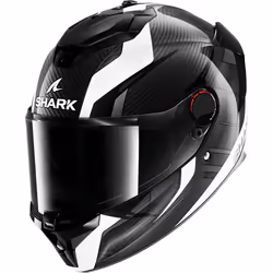 Shark Spartan GT Pro Kultram Carbon Helmet, black-white, Size XL for Men