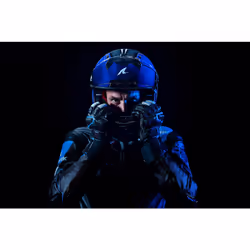 Shark Aeron GP Blank SP Helmet, black-blue, Size XS for Men - Additional view 4