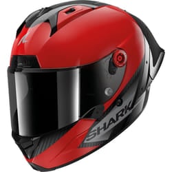 Shark Aeron GP Blank SP Helmet, black-red, Size S for Men