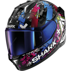 Shark Skwal i3 Hellcat Helmet, black-blue, Size S for Men