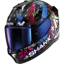 Shark Skwal i3 Full Face Helmet Hellcat White / Blue / Black - XXL