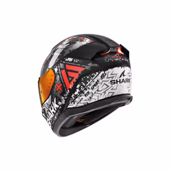 Shark Skwal i3 Full Face Helmet Hellcat Black / White / Grey - XS