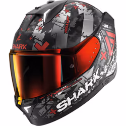Shark Skwal i3 Hellcat Helmet, black-red, Size 2XL for Men