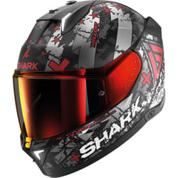 Shark Skwal i3 Hellcat Helmet, black-red, Size 2XL for Men