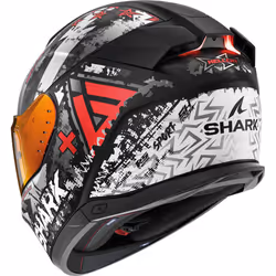 Shark Skwal i3 Hellcat Helmet, black-red, Size 2XL for Men