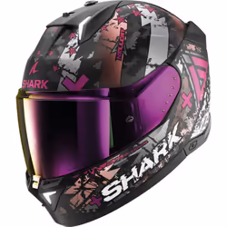 Shark Skwal i3 Full Face Helmet Hellcat Black / White / Violet - M