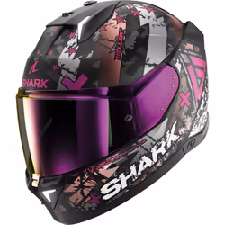 Shark Skwal i3 Hellcat Helmet, black-pink, Size S for Men