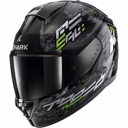 Shark Ridill 2 Full Face Helmet Molokai Black / Silver / Green - XXL