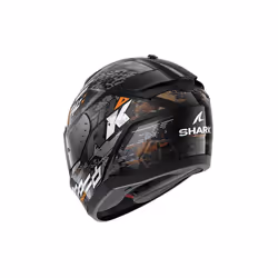 Shark Ridill 2 Full Face Helmet Molokai Black / Silver / Orange - XXL