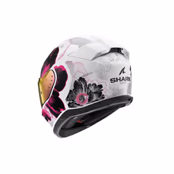 Shark D-Skwal 3 Full Face Helmet Mayfer White / Violet / Anthracite - XL