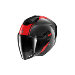 Shark RS Jet Carbon Open Face Helmet Blank Carbon / Black / Red - XL