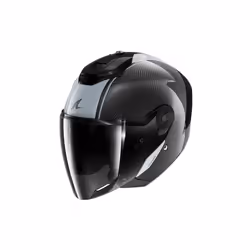 Shark RS Jet Carbon Open Face Helmet Blank Carbon / Black / Silver - L