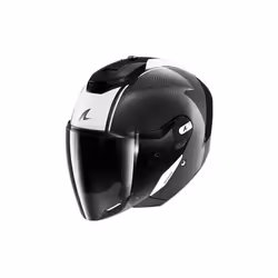 Shark RS Jet Carbon Open Face Helmet Blank Carbon / Black / White - M