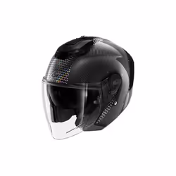 Shark RS Jet Carbon Open Face Helmet Ikonik Black / Silver / Pearl - M