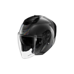 Shark RS Jet Carbon Open Face Helmet Ikonik Black / Silver / Pearl - S