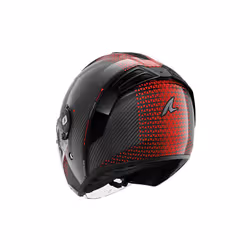 Shark RS Jet Carbon Open Face Helmet Ikonik Carbon / Red / Chrome - M