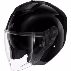 Shark RS Jet Blank Jet Helmet, black, Size L for Men
