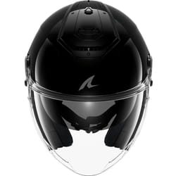 Shark RS Jet Blank Jet Helmet, black, Size S for Men