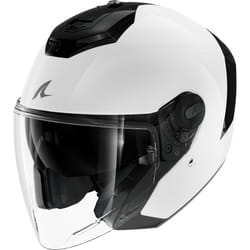Shark RS Jet Blank Jet Helmet, black-white, Size XL for Men