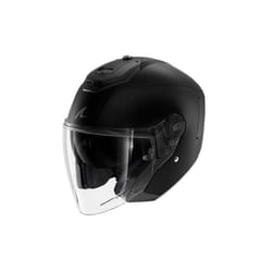 Shark RS Jet Blank Jet Helmet, black, Size S for Men