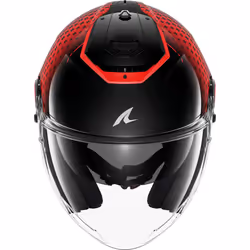 Shark RS Jet Stride Jet Helmet, black-red, Size XL for Men