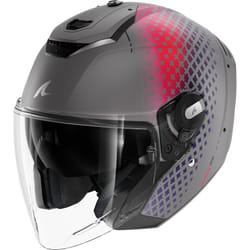 Shark RS Jet Stride Jet Helmet, grey-pink, Size L for Men