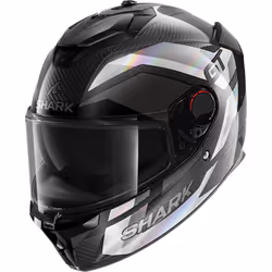 Shark Spartan GT Pro Ritmo Carbon Helmet, black-silver, Size S for Men