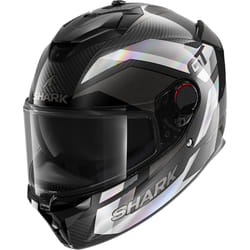 Shark Spartan GT Pro Ritmo Carbon Helmet, black-silver, Size S for Men
