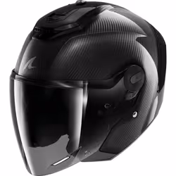 Shark RS Jet Full Carbon Jet Helmet, black, Size XL for Men