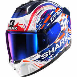 Shark Skwal i3 Replica Zarco GP Helmet, white-red-blue, Size XL for Men