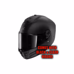 Shark Spartan RS Full Face Helmet Dark Shadow Matt Black / Anthracite - XS