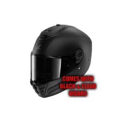 Shark Spartan RS Full Face Helmet Dark Shadow Matt Black / Anthracite - XS