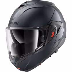 Shark Oxo Blank Helmet, black-grey, Size M for Men