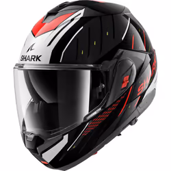 Shark Oxo Rydger Helmet, black-red-silver, Size XS for Men