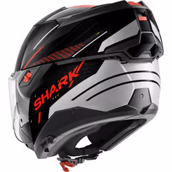 Shark Oxo Rydger Helmet, black-red-silver, Size XS for Men
