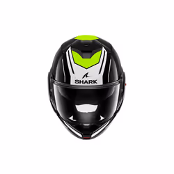 Shark OXO Flip Up Helmet Rydger Black / White / Fluo Yellow - XL