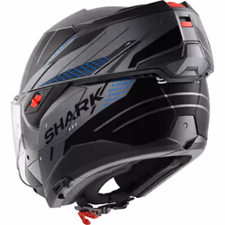 Shark Oxo Rydger Helmet, black-grey-blue, Size XS for Men