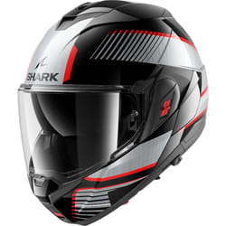 Shark Oxo Sikter Helmet, black-red-silver, Size M for Men