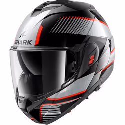 Shark Oxo Sikter Helmet, black-red-silver, Size S for Men