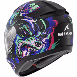 Shark Ridill 2 Raging Beast Helmet, black-pink-green-blue, Size XL for Men