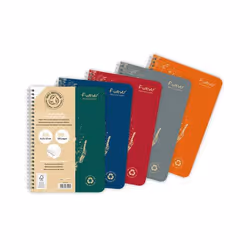 FOREVER Clairefontaine Forever Recycled A5 Wirebound Notebooks 120 Pag