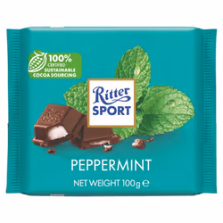Ritter Sport Peppermint 100g (Pack of 5)