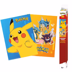 ABYstyle GBYDCO049, 2 pc(s), 170 g/m², Pokemon, Rectangular, Boy/Girl, Multicolour