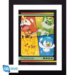 POKEMON - Scarlet & Violet Starters Framed Print 12" x 16"