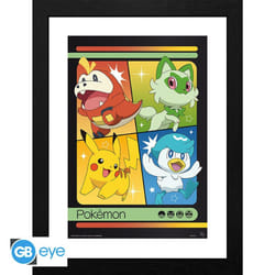 POKEMON - Scarlet & Violet Starters Framed Print 12" x 16"
